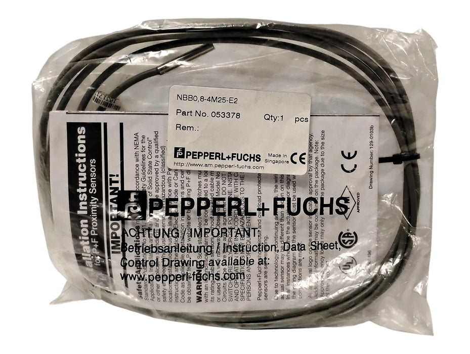 Pepperl Fuchs NBB0,8-4M25-E2 10-30 V DC Inductive Proximity Sensor