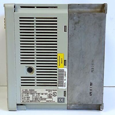 Allen-Bradley 1305-BA06AX Ser C 460 V AC 3 Phase 3 HP Variable Frequency Drive