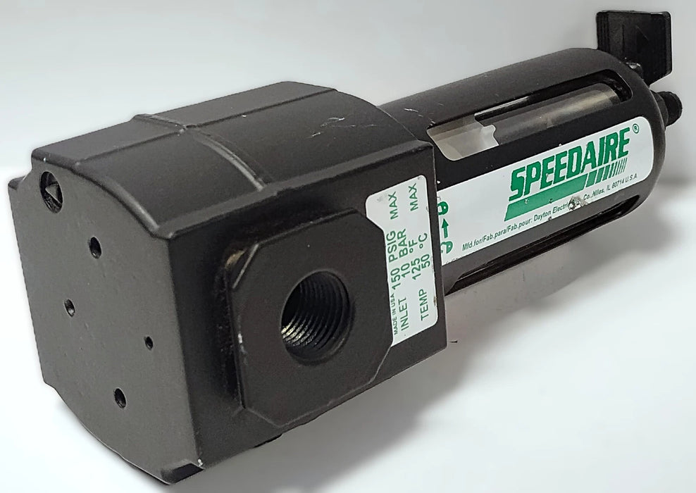 Speedaire 4ZL40 150 psi 3/8 NPT 5 Micron Compressed Air Filter Assembly