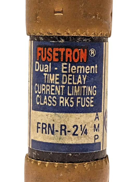 Bussmann FRN-R-2-1/4 250VAC/125VDC 2.25 A Current-Limiting Time-Delay Fuses