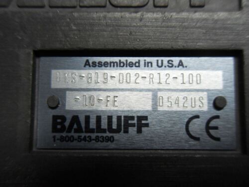 1 Balluff BNS-819-D02-R12-100-10-FE INDUCTIVE PROXIMITY SWITCH