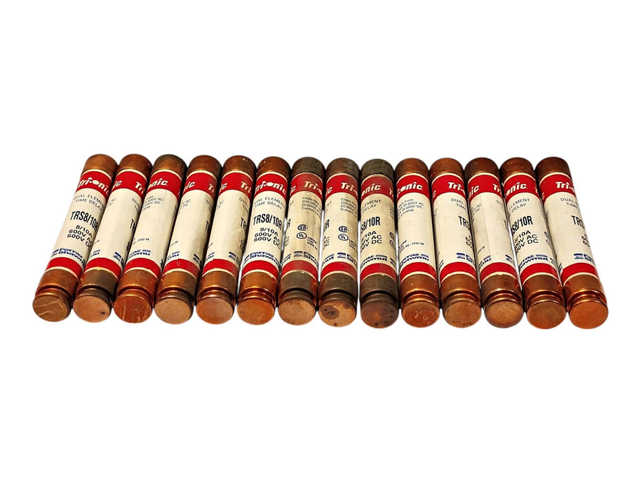 Ferraz Shawmut TRS8/10R 600 V AC/DC 0.8 A Current-Limiting Time-Delay Fuses