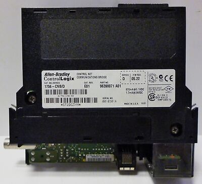 Allen-Bradley 1756-CNB/D Rev E01 Ser D PLC Communication Module