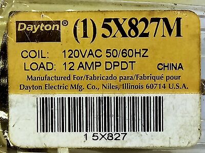 Dayton 5X827M Plug-in Relay