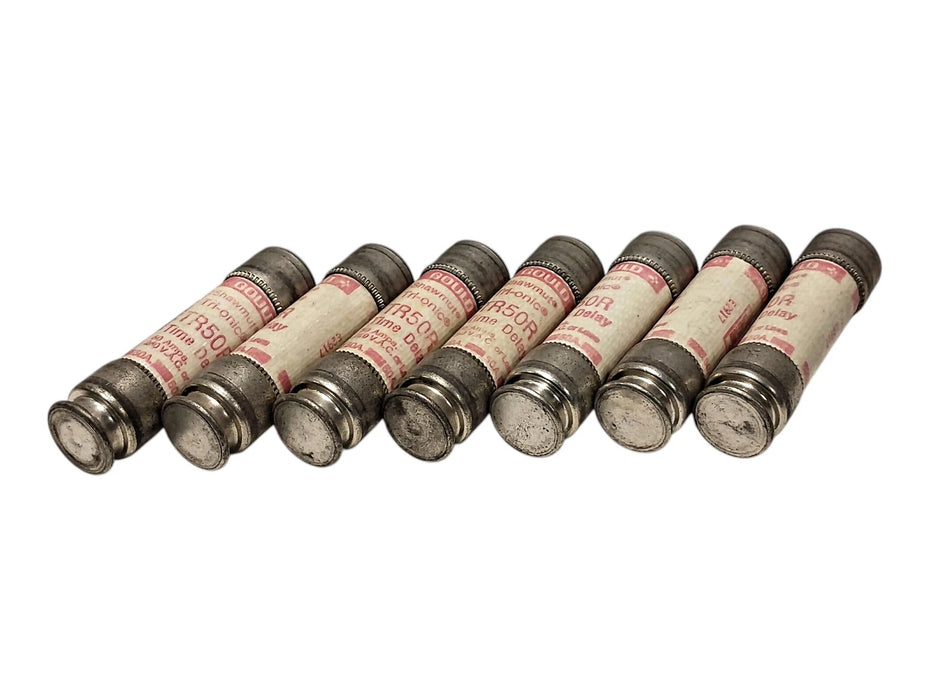 Gould Shawmut TR50R 250 V AC/DC 50 A Current-Limiting Time-Delay Fuse
