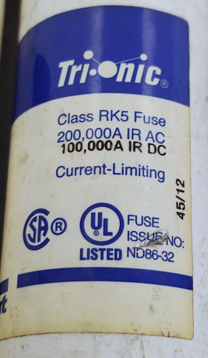 Gould Shawmut TRS90R 600V AC/DC 90 A Class RK5 Current-Limiting Time-Delay Fuse