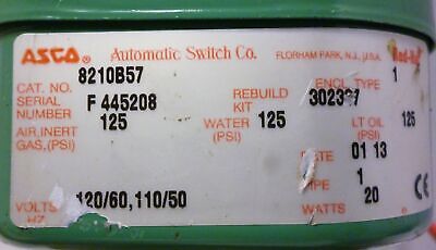 ASCO 8210B57 Solenoid Valve