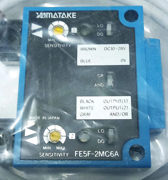 Pepperl Fuchs FE5F-2MC6A 10-28 V DC Fiber Optic Photoelectric Sensor