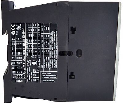 Eaton DILM17-10 XTCE018C10A 18A Non-Reversing Contactor with 110/120V Coil