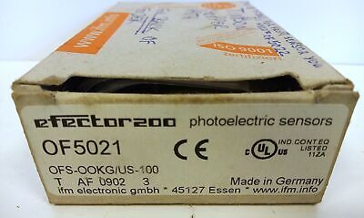 IFM Efector OFS-OOKG/US-100 OF5021 Photoelectric Proximty Sensor