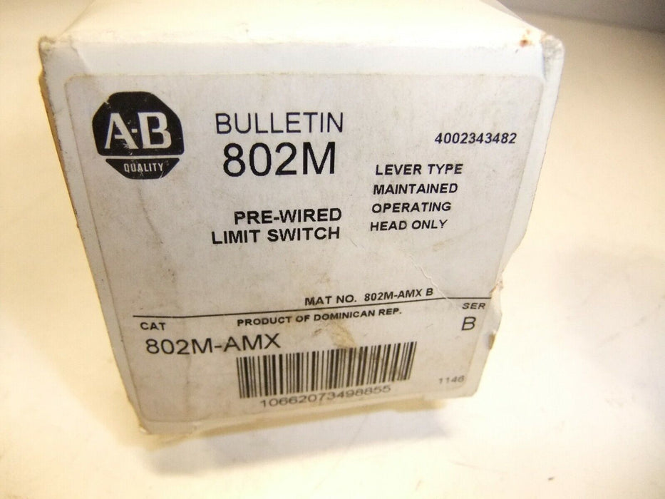 Allen-Bradley Limit Switch Head 802M-AMX