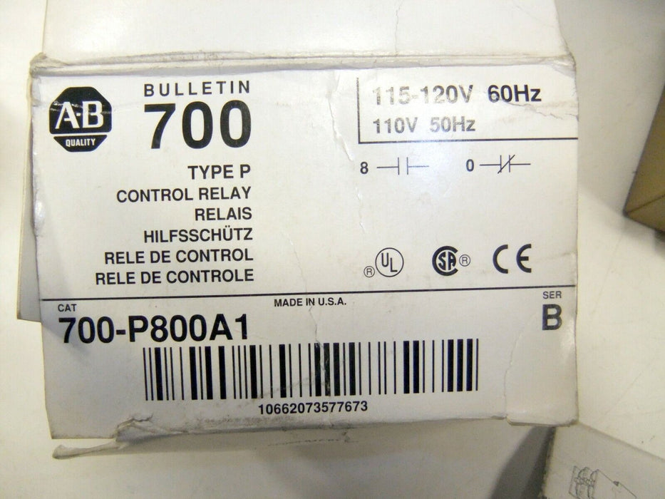 Allen-Bradley 700-P800A1 SER B HEAVY DUTY RELAY