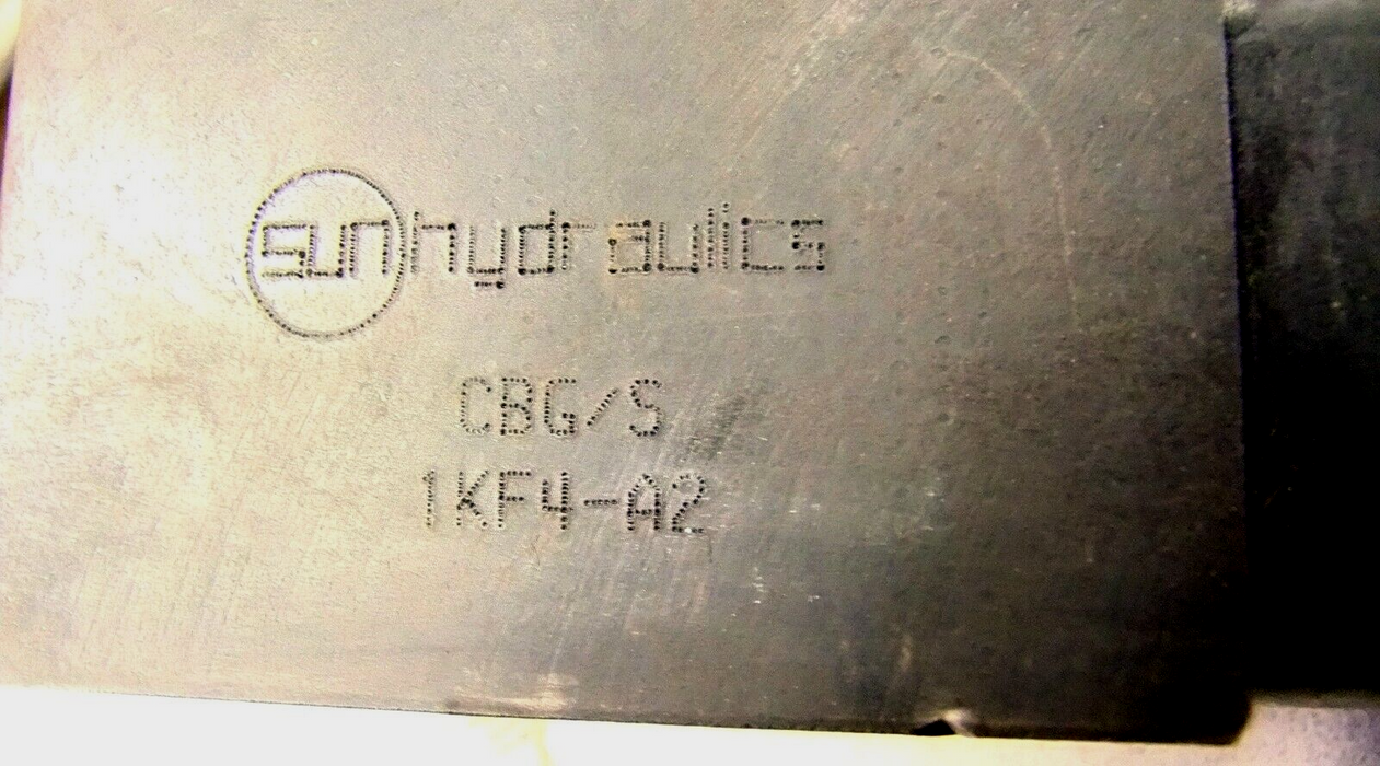 Sun Hydraulics CBG/S 1KF4-A2 Manifold Relief