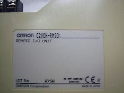 Omron 8 Slot Rack PLC w C200HE PA204 C200HW-CEO01