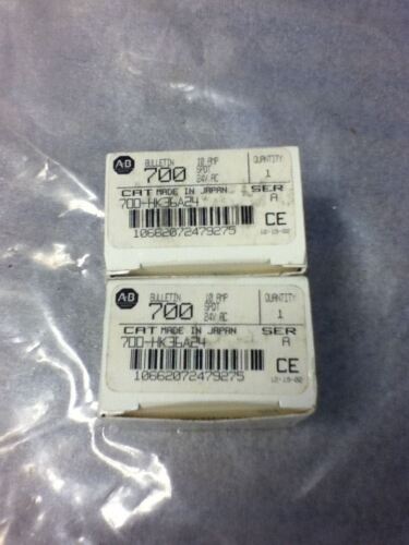 LOT OF 2 Allen-Bradley 700-HK36A24 RELAYS