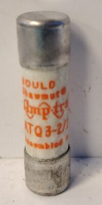 Ferraz Shawmut ATQ3-2/10 500 V AC 3.2 A Amp-Trap Time-Delay Fuse - Lot of 7