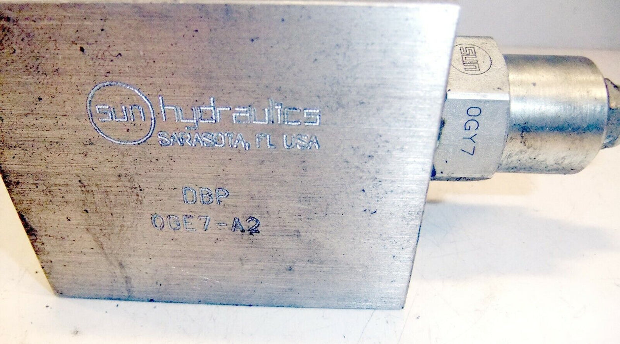 Sun Hydraulics Valve OGE7-A2 with OGY7
