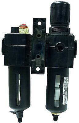 Norgren B73G-4AK-AP1-RMG and L73M-4AP-QPN Compressed Air Lubricator/Regulator