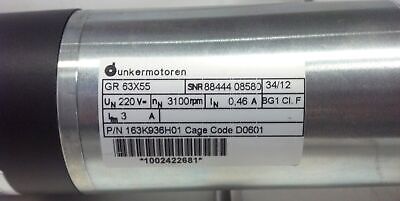 Ametek Dunkermotoren GR63X55 Servo Motor w/ SG80K Reducer & 8871106003 Rectifier