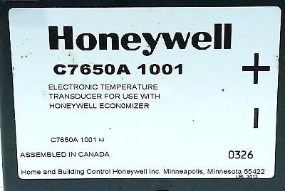 Honeywell C7650A-1001 Electronic Temperature Transducer for Economizer