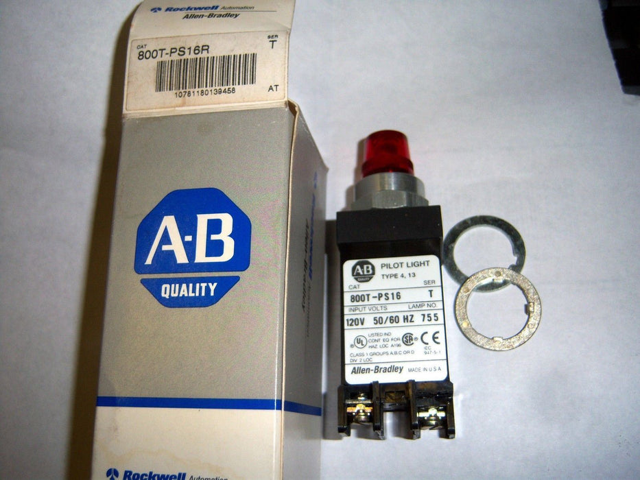 Allen-Bradley 800T-PS16R Pilot Light RED