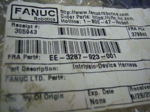 FANUC EE-3287-923-001 Robotics Cable