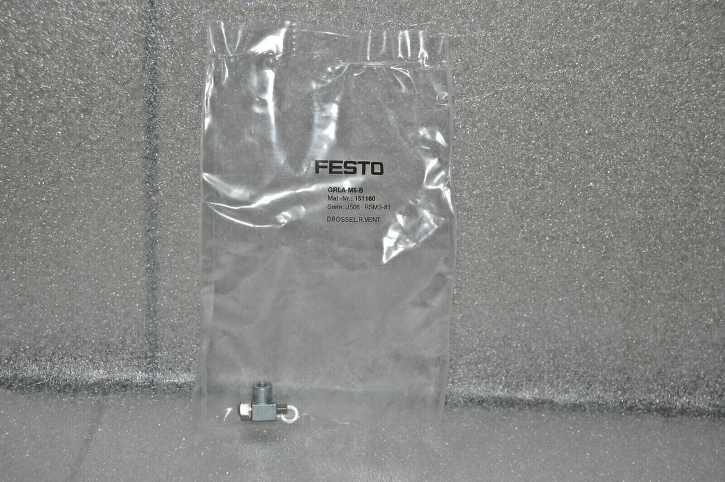 Festo One Way Flow Control Valve GRLA-M5-B
