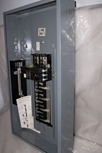 Square D Q0424M100 240/120 V AC 100 A 3 Phase 4 Wire 24 Slot Load Center