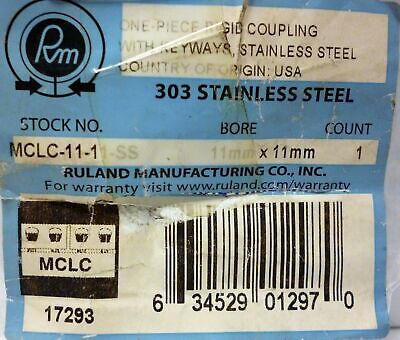 Ruland MCLC-11-11-SS Stainless Steel Rigid Coupling