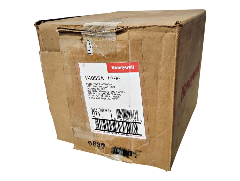 Honeywell V4055A1296 110/120 V AC Fluid Power Gas Valve Actuator