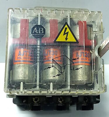 Allen-Bradley 194R-NJ030P3 600 VAC 30 A Disconnect w/ 194R-HS4E Operating Handle