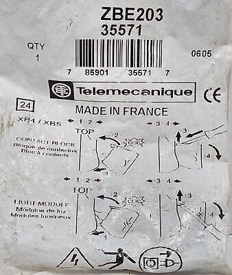 Telemecanique ZBE203 Auxiliary Contact Block