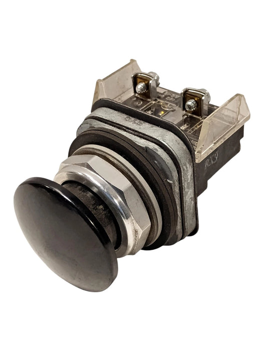 Allen-Bradley 800T-D2D1 Series T 30.5 MM Pushbutton w/ Mushroom Black Head