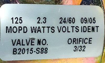 Aprilaire 4005 B2015-S88 Replacement Solenoid Valve