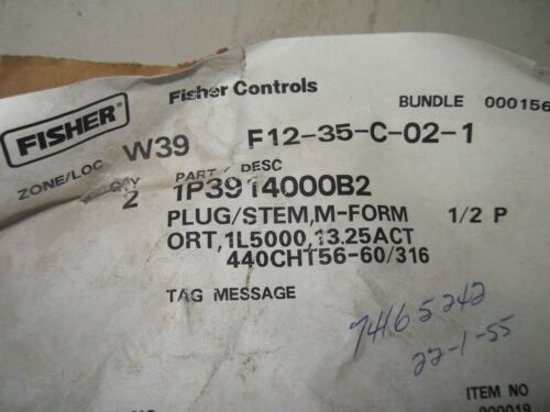 1 Fisher CONTROLS 1P3914000B2 PLUG STEM M-FORM