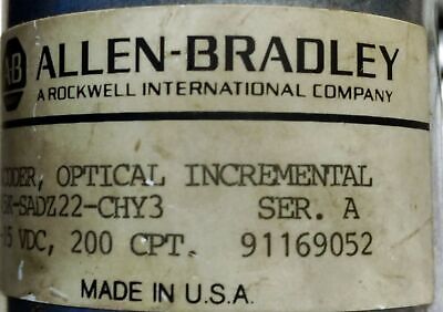 Allen-Bradley 845K-SADZ22-CHY3 Incremental Optical Rotary Encoder