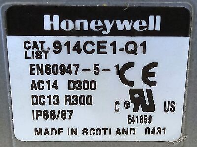Honeywell 914CE1-Q1 250 V AC/DC 3 A Limit Switch