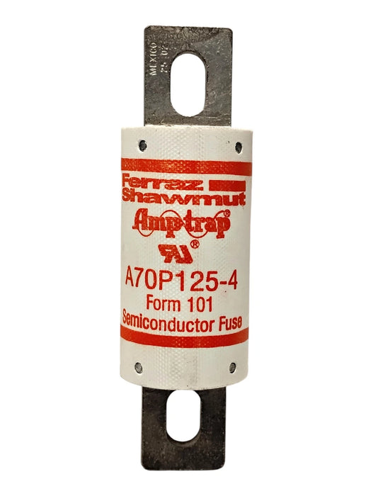 Ferraz Shawmut A70P125-4 700V AC/DC 125 A Current-Limiting Very Fast-Acting Fuse