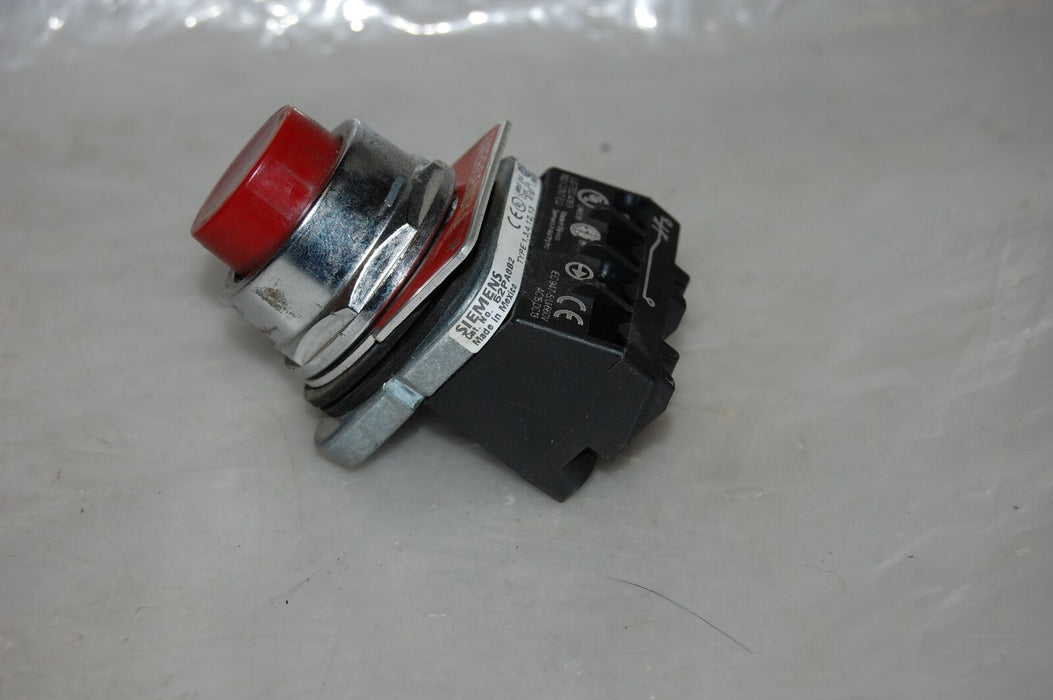 Siemens Red Push Button 52PA8B2