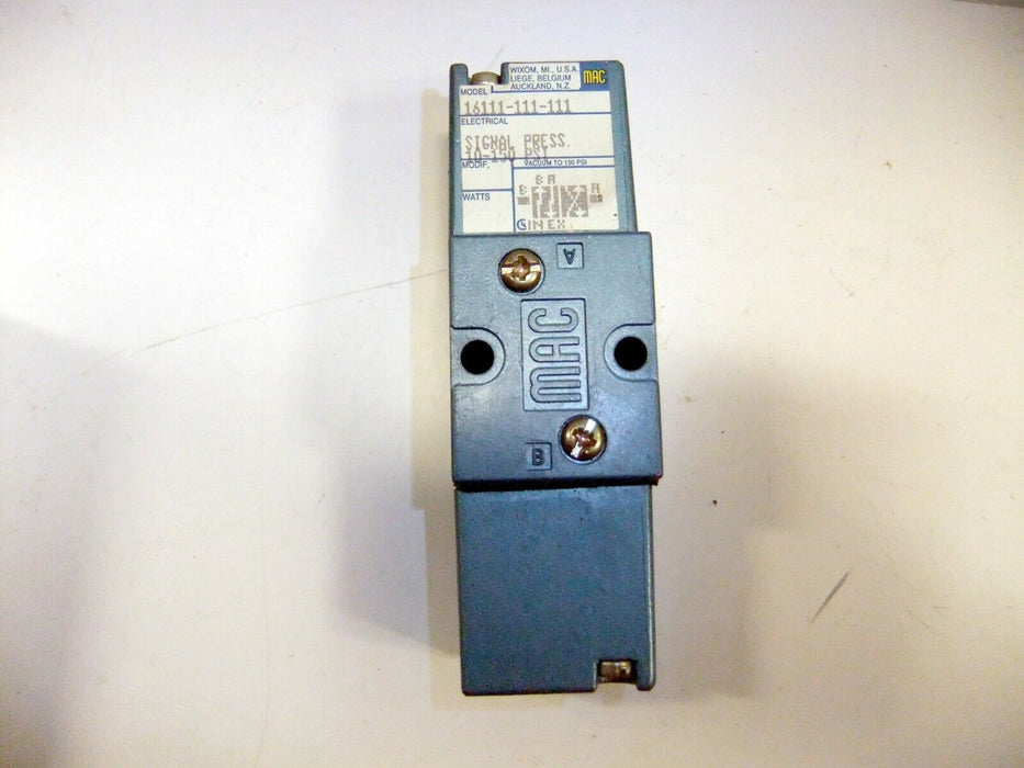 Mac Valve 16111-111-111