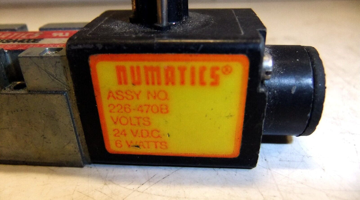 Numatics 031SA400E Valve 24VDC