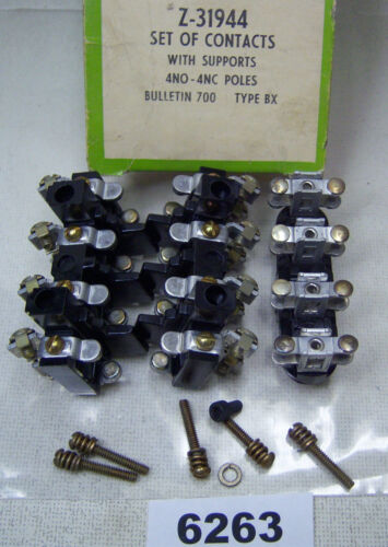 Allen-Bradley Contact Kit With Supports Z-31944 4NO 4NC