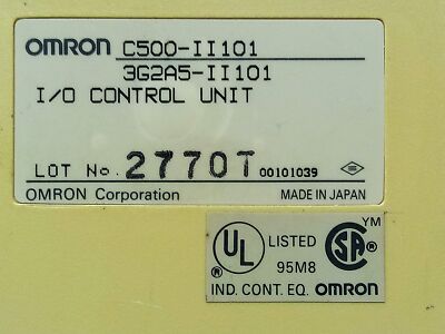 Omron C500-II101 3G2A5-II101 PLC Control Unit