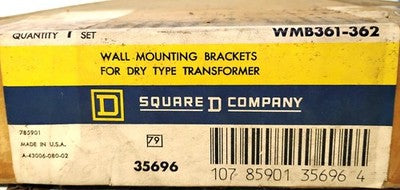 Square D WMB361362 Wall-Mounting Brackets for Dry Type Transformer