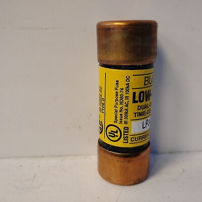 Bussmann LPJ-3SP 600 V AC / 300 V DC 3 A Low-Peak Time Delay Fuse - Lot of 3