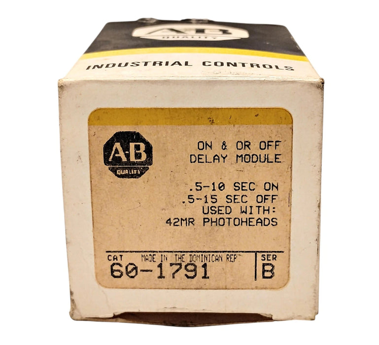 Allen-Bradley 60-1791 Series B Time Delay Relay for 24MR Photohead