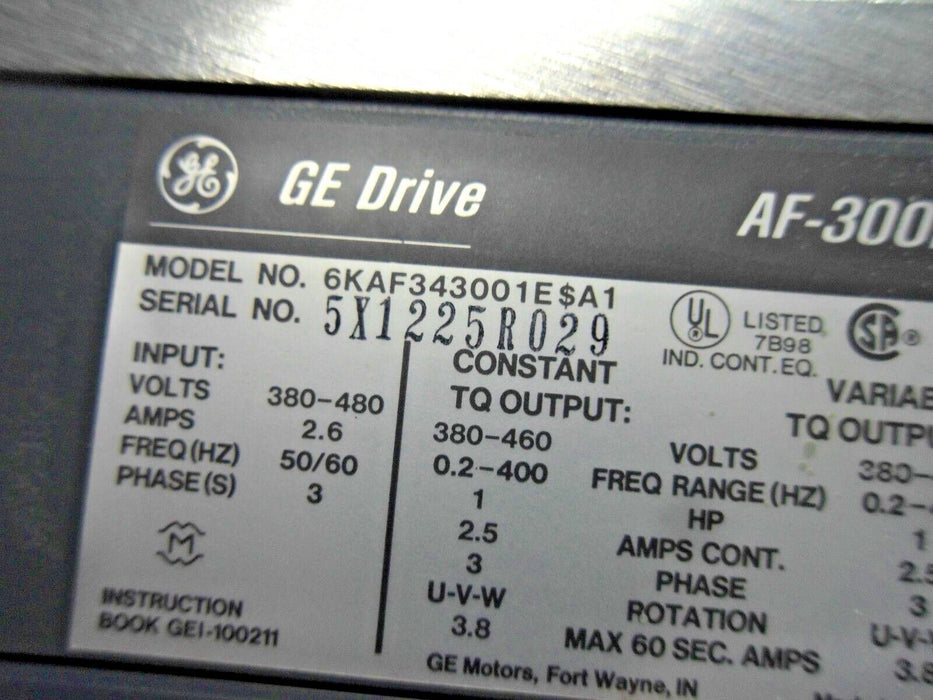 GE 6KAF343001E$A1 Drive