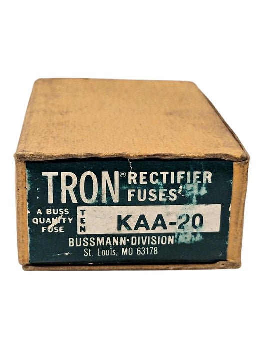 Bussmann KAA-20 130 V AC 20 A Current-Limiting Fast-Acting Rectifier Fuses