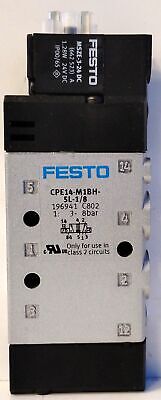 Festo CPE14-M1BH-5L-1/8 24 V DC 3-8 Bar 1/8" 5/2 Solenoid Valve