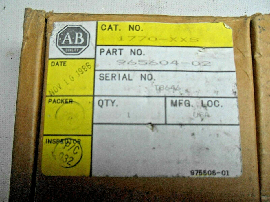 Allen-Bradley 1770-XXS Parts Kit